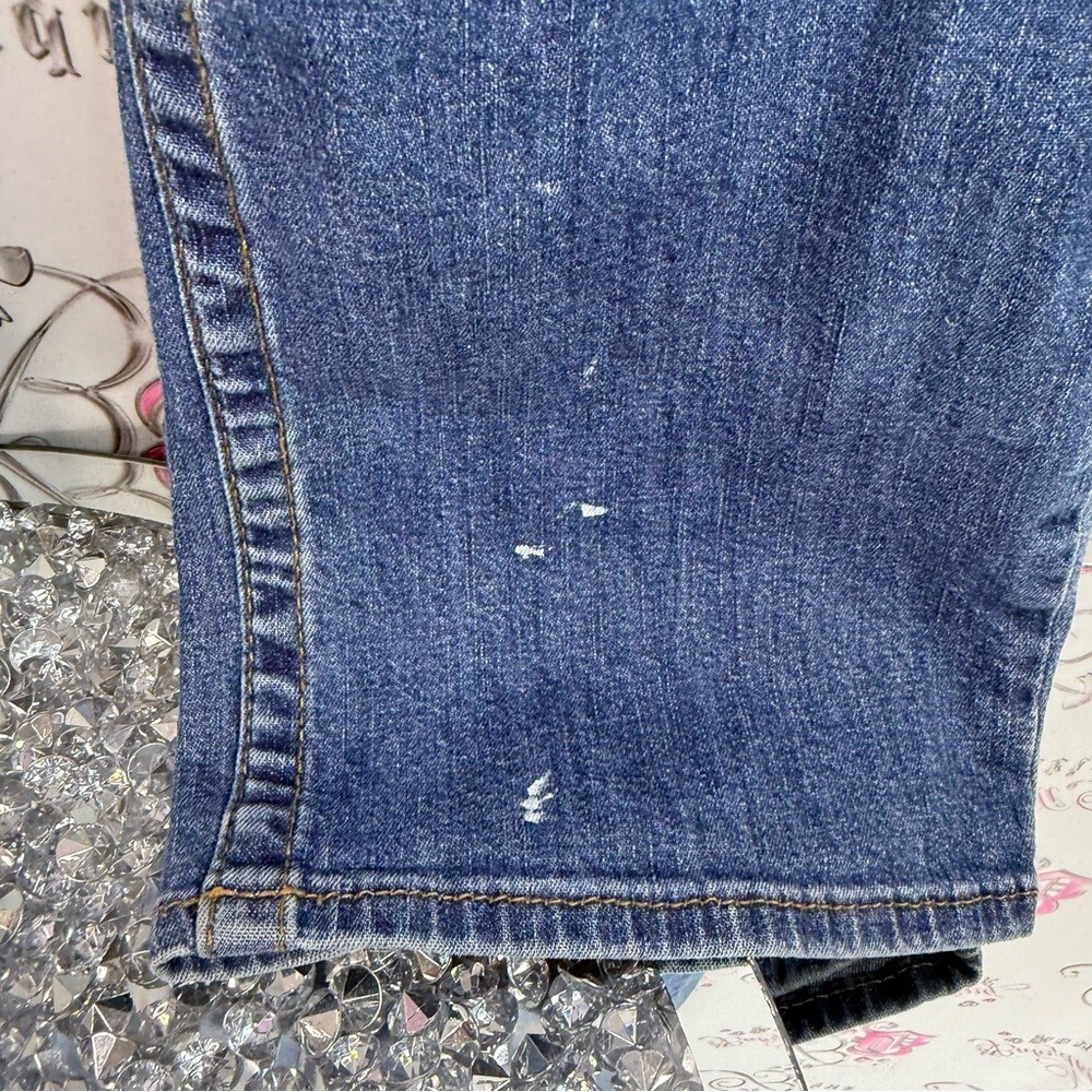 True Religion jeans pants Ricky relaxed straight Blue bottoms Jeans logos - Picture 4 of 16